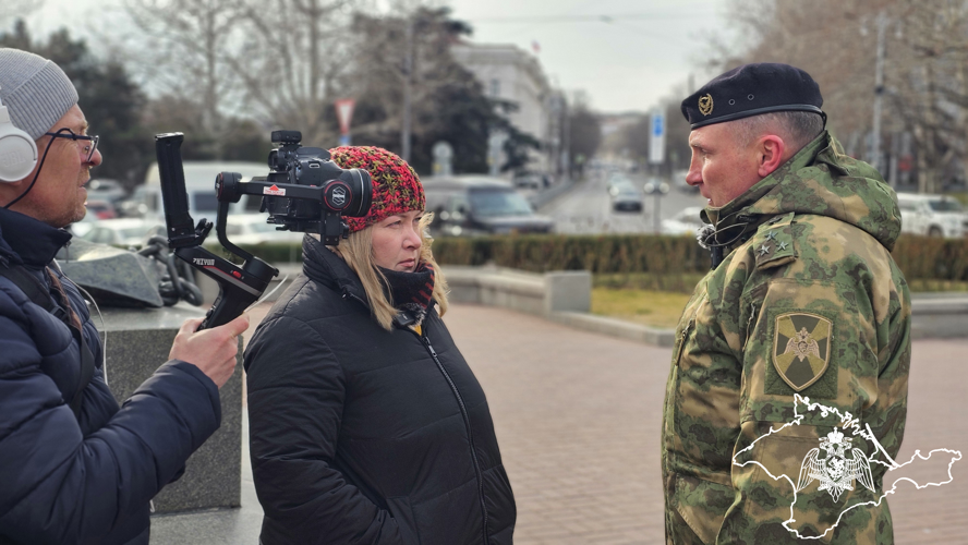 Эксклюзивное интервью с сотрудником ОМОН «Беркут-С» Росгвардии вышло в эфир телеканала «Первый Севастопольский» (видео)