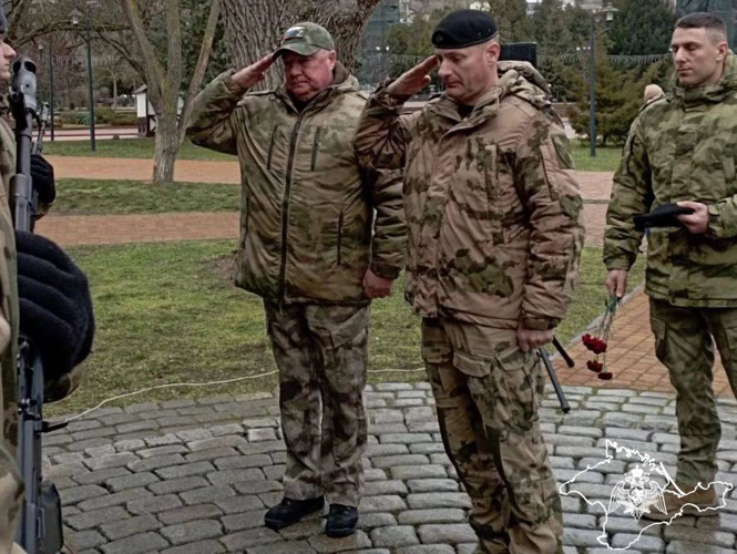 Росгвардейцы в Крыму и Севастополе почтили память россиян, исполнявших воинский долг за пределами Отечества