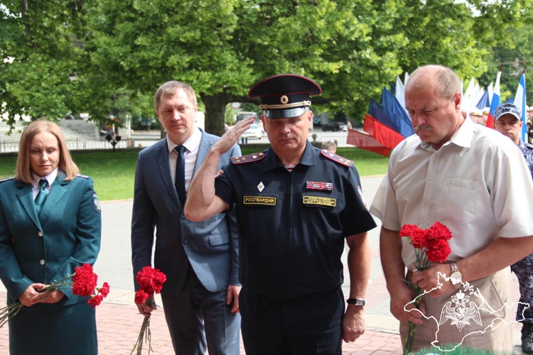 Севастопольские росгвардейцы приняли участие в торжественных мероприятиях, посвященных празднованию Дня Военно-морского Флота
