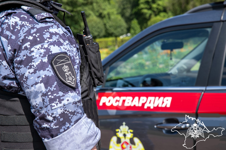 В Евпатории росгвардейцы пресекли противоправные действия нарушителя