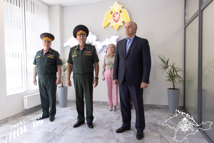 Новый комплекс для подразделений Росгвардии открыли в Крыму
