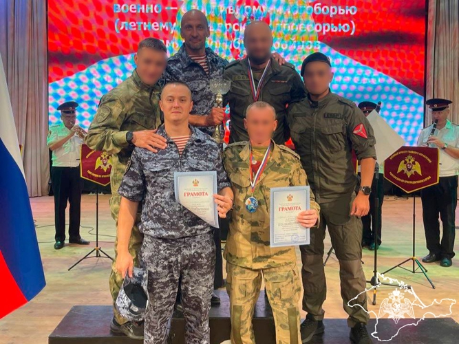 Росгвардейцы из Крыма стали призерами чемпионата Южного округа по многоборью 