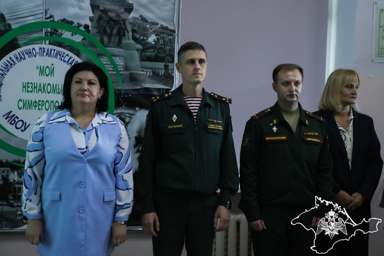 Офицер Росгвардии принял участие в патриотическом проекте «Герои России – гордость Крыма»