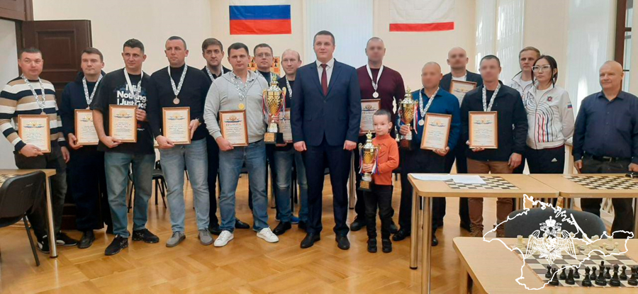 В Крыму росгвардейцы заняли призовые места в межведомственном чемпионате по шахматам