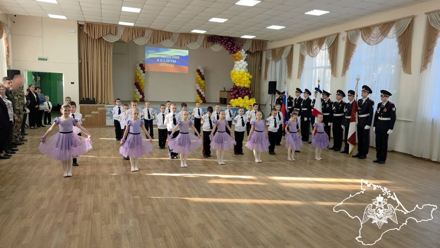 Учащиеся профильного класса Росгвардии дали торжественную клятву кадета