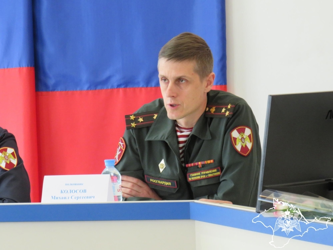 В Крыму сотрудники вневедомственной охраны Росгвардии подвели итоги служебной деятельности за 2025 год