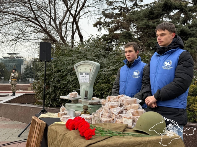 В Крыму росгвардейцы присоединились к памятным мероприятиям, приуроченным к годовщине полного снятия блокады Ленинграда