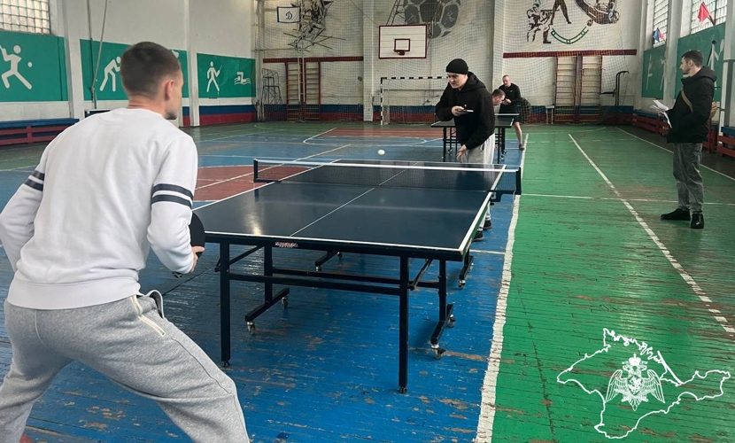 В Крыму прошел чемпионат Главного управления по настольному теннису