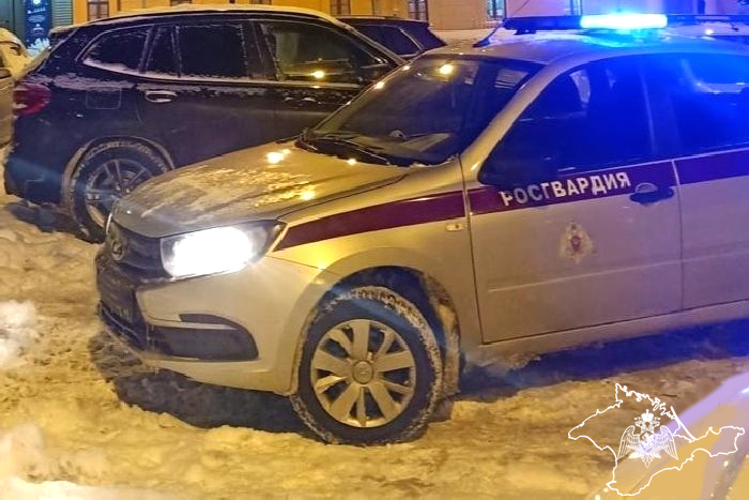 Нетрезвый водитель задержан росгвардейцами в Бахчисарае