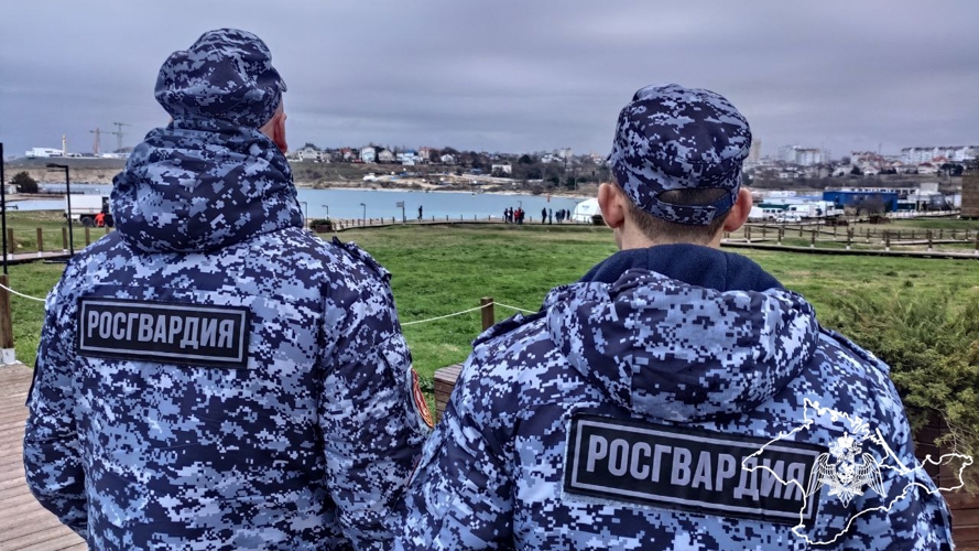 В Крыму и Севастополе Росгвардейцы обеспечили безопасность во время празднования Крещения Господня