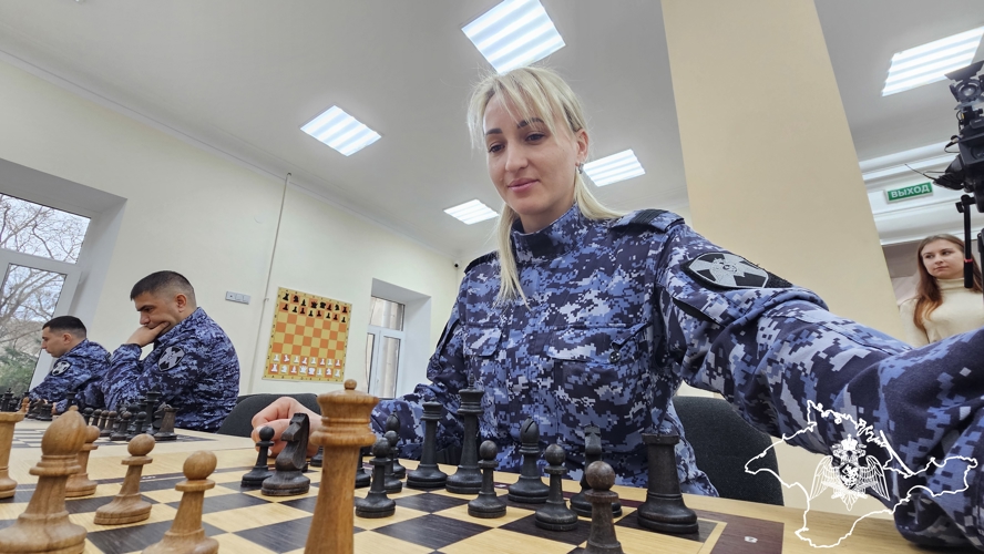 В Севастополе состоялся чемпионат крымского территориального органа Росгвардии по шахматам