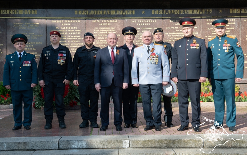 В Крыму и Севастополе росгвардейцы приняли участие в мероприятиях, посвященных 81-й годовщине Победы в Великой Отечественной войне (видео)