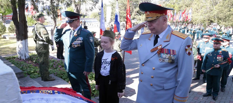В Крыму и Севастополе росгвардейцы приняли участие в мероприятиях, посвященных 81-й годовщине Победы в Великой Отечественной войне (видео)